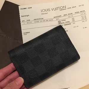 Authentic Men’s Louis Vuitton Card Wallet